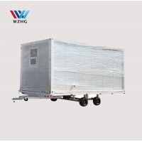 China cheapest 20ft 40ft modular prefab tiny container camping house trailer camper caravan trailer