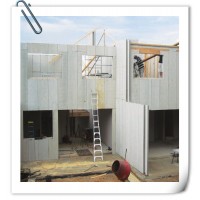 Sandwich Panel House Floor Insulated Panels Light Steel House Villa EPS Cement